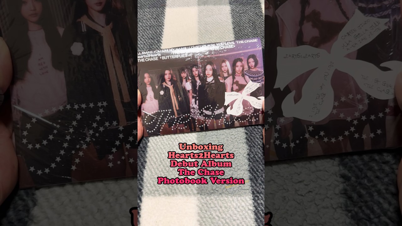 Unboxing Hearts2Hearts Debut Album - The Chase Photobook Version