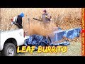 Fall cleanup without the right tools = a LEAF Burrito