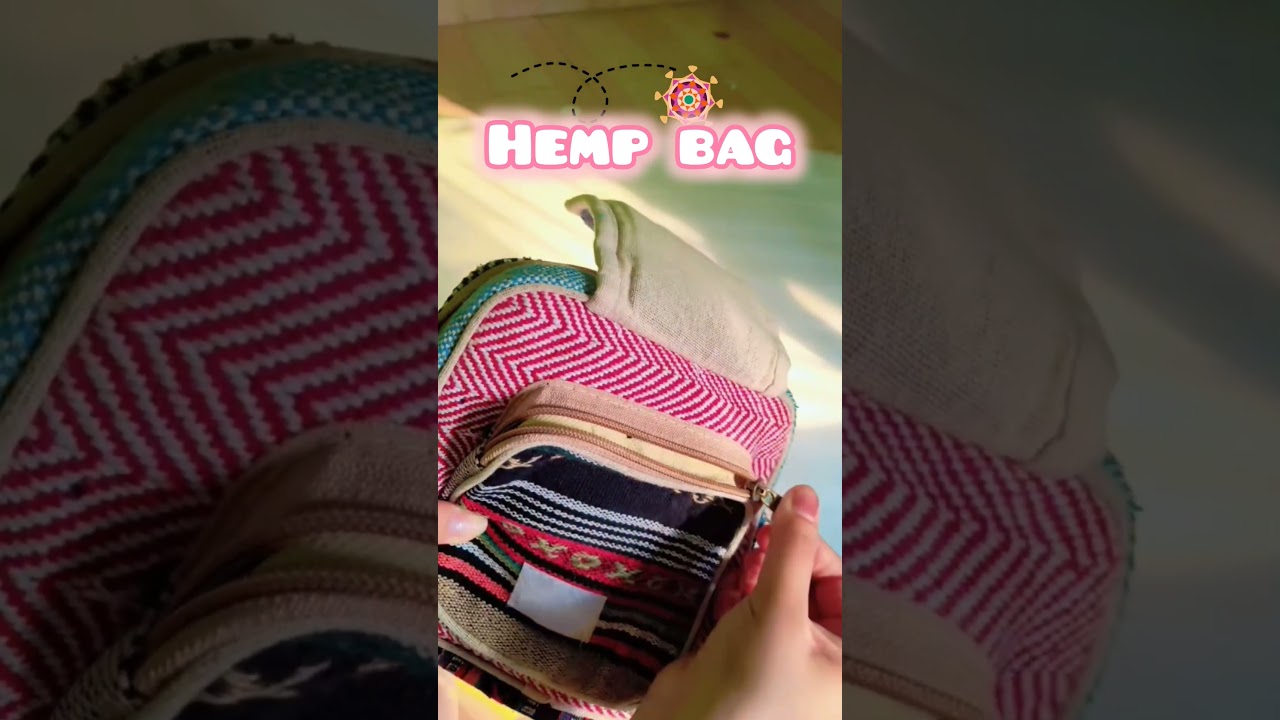 Eco-Friendly Hemp Bag 🛍️ Sustainable Fashion with Hemp Fiber" 