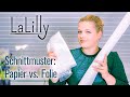 Schnittmuster abpausen: Papier vs. Folie | LaLilly