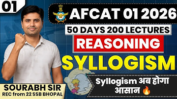 Complete Syllogism | Lec 1 | AFCAT 1 2026 | Reasoning | Recommended Bhaiya