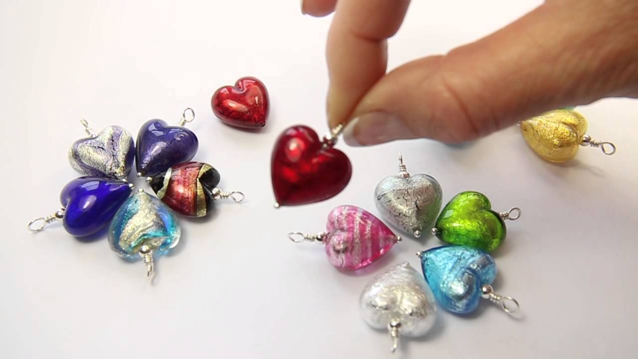 Murano Glass Hearts