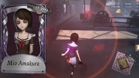 “Mio Amakura” Perfumer Fatal Frame Crossover Skin + Matching Accessory Gameplay | Identity V