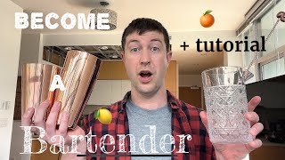 Become a BARTENDER with NO Experience  {5 TIPS} + Tutorial on Bar Tools