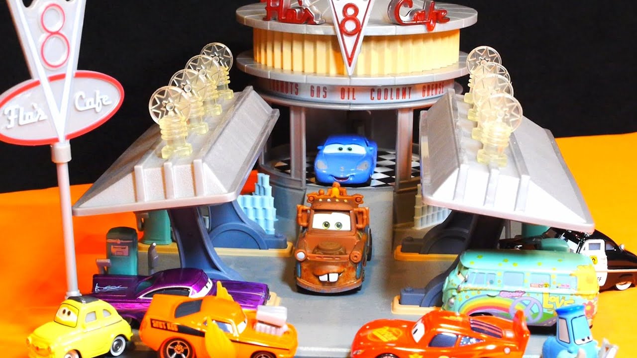 Flo V8 Café Cars Carros Disney Pixar Playset Mattel