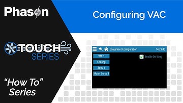 How to Configure Variable AC equipment on Phason Touch Series | Plus-Touch & Supra-Touch Guide