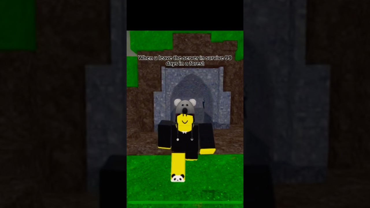 When u leave the server in Survive 99 days in a forest 