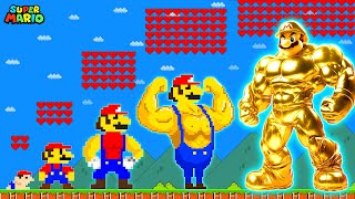 Super Mario Bros., Mario Growing Up Strongest With 999 Seeds Powerups