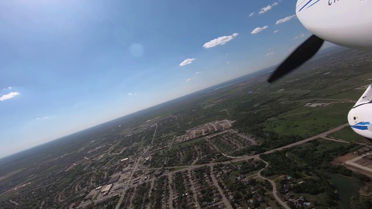 Takeoff KFWS runway 35L + Landing 9F9 Sycamore Strip runway 35 YouTube