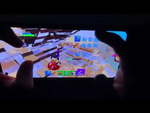 【フォートナイトモバイル】ジャイロ勢が手元撮ってみた！【スマホ版フォートナイト】
