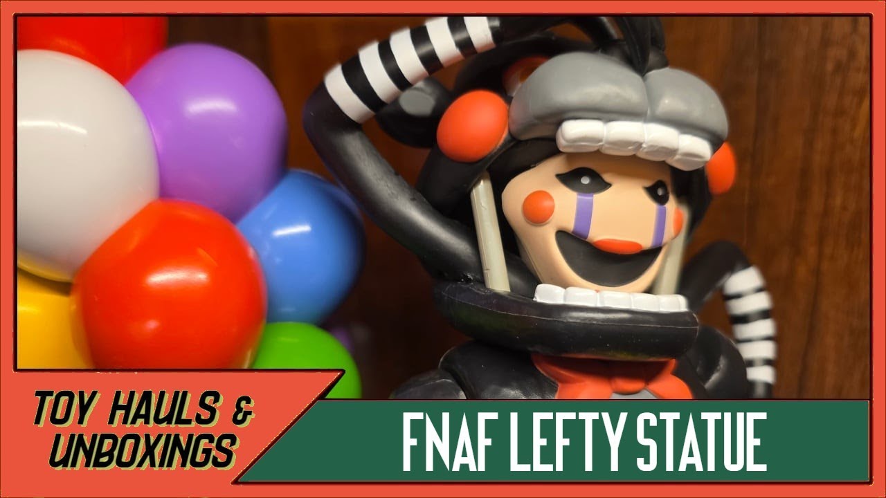 FNAF LEFTY COLLECTIBLE VINYL STATUE UNBOXING! Five Nights At Freddy's Toy Review