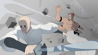 John Zenin vs Sukuna | fan ANIMATION