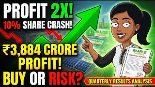 Waaree Energies Quarterly Results Analysis 2026 | Profit 2X 🚀 Share Crash 10% Why? | Tamil