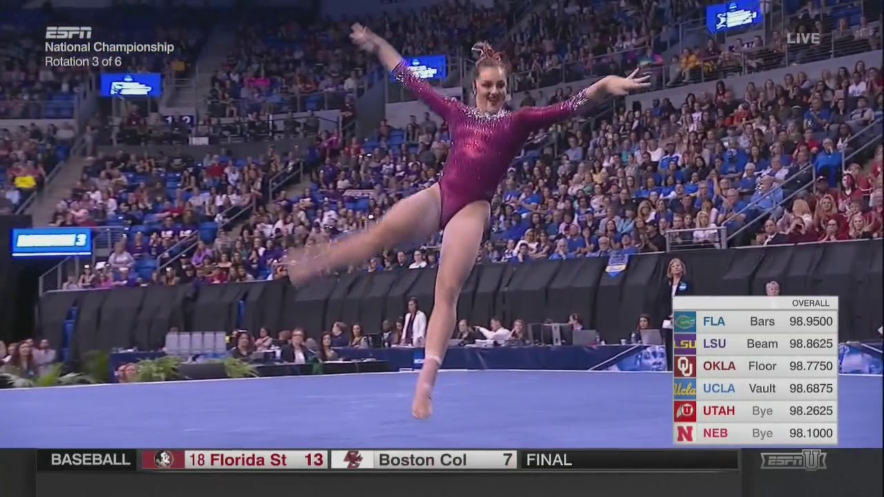 Maggie Nichols (Oklahoma) 2018 Super Six Floor 9.9625