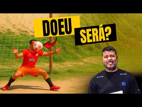 ESSA DOEU! GOLEIRO TOMA UMA BOLADA NA CARA EM LANCE RAIZ! | #MandeSeuLance 09