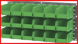 Akro-Mils 30136 Louvered Steel Wall Panel Garage Organizer for Mounting AkroBin Storage Bins