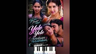 Yele Yele on Piano 🎹🔥 | Yuvan Hit | #Shorts