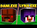 CASA DE LYNA.EXE VS DANI.EXE EN MINECRAFT!!