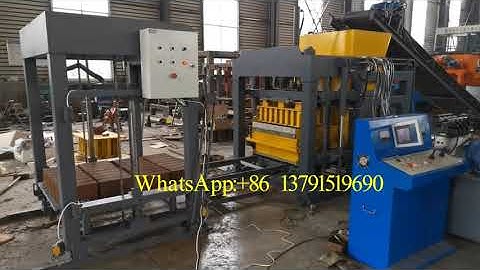 Mexico Automatic block machine QTJ4-18 Hydraulic Hollow block machine solid brick machine