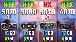 Rtx 5070 Ti Vs Rtx 3080 Vs Rx 9070 Xt Vs Rtx 4070 Test In 7 Games