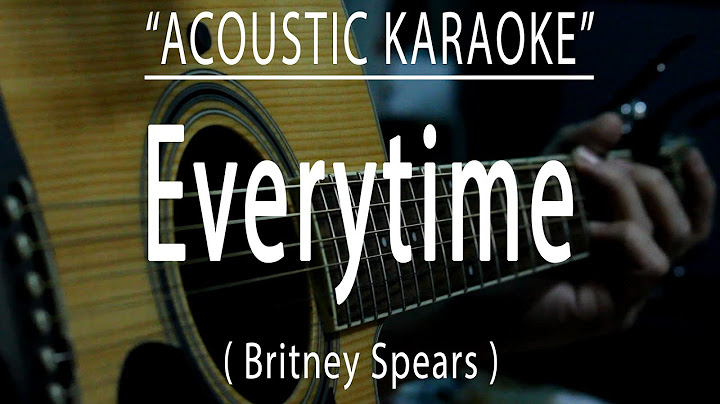 Everytime Acoustic version - Acoustic performance video thumbnail
