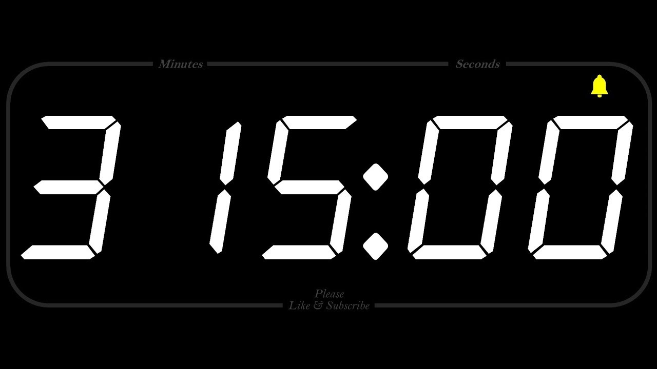 315 Minute - Timer \U0026 Alarm - 1080P - Countdown