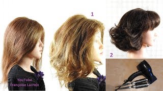 Tuto Brushing bouclé souple | How to curl hair with hair dryer | Cómo hacer rizos con el secador