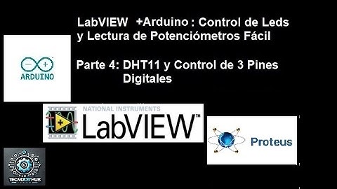 LabVIEW + Arduino + Proteus: DHT11 Escritura Pin Digital