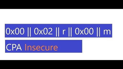 RSA PKCS #1 v1.5 Padding Scheme - Semantic Security Problem