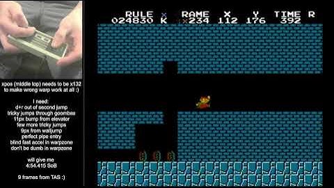 G to Warpzone FULL LEVEL (Lightning 4-2 attempts w/handcam)