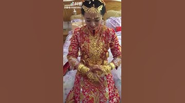 (tiktok) cô dâu đeo vàng nhiều nhất trung quốc