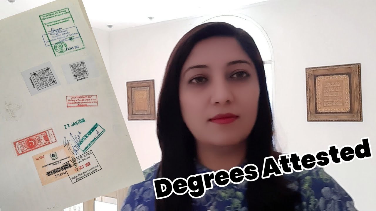 My Degree Attestation from Pakistan Embassy in UAE I Pakistan General Consulate in Dubai