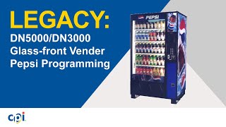 Pepsi Glass front Vender Programming
