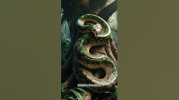 Mysterious | Python in a Haunted Tree #animals #mysteriou