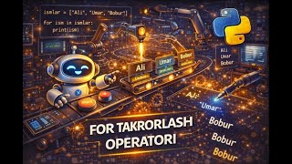 FOR TAKRORLASH OPERATORI