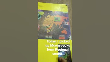 IGNOU  Mcom Books || picked up from Regional center.