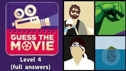 Guess The Movie Quiz - Level 4 walkthrough (with full answers)