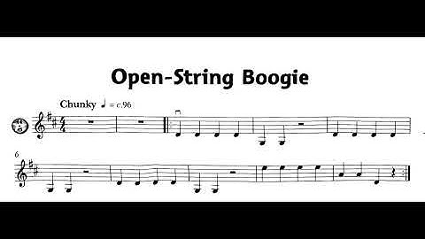 Violin star 1 - Open-String Boogie
