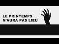 Le printemps naura pas lieu  mon propre journal ep 04