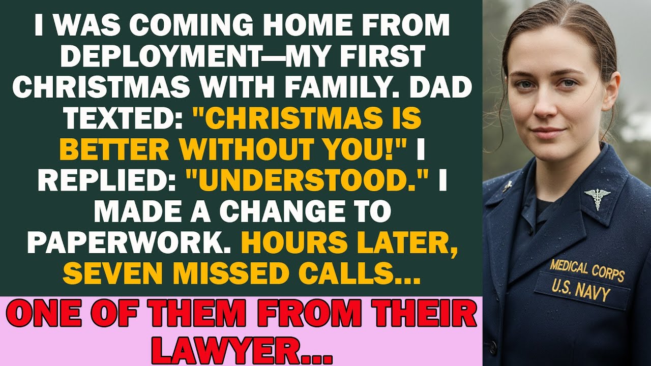 Dad Texted, “Christmas Is Better Without You!” . I Replied With A Single Word. Soon, Their Lawyer…