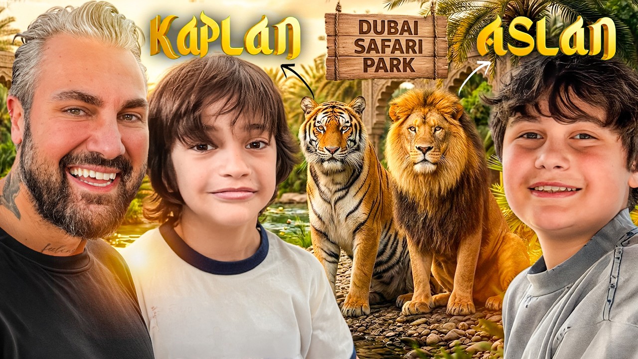 Çocuklarımla Dubai'de Aslan ve Kaplan Gördük!