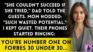 Parents Told Everyone I 'Couldn't Succeed' - Then Forbes 30 Under 30 List Released