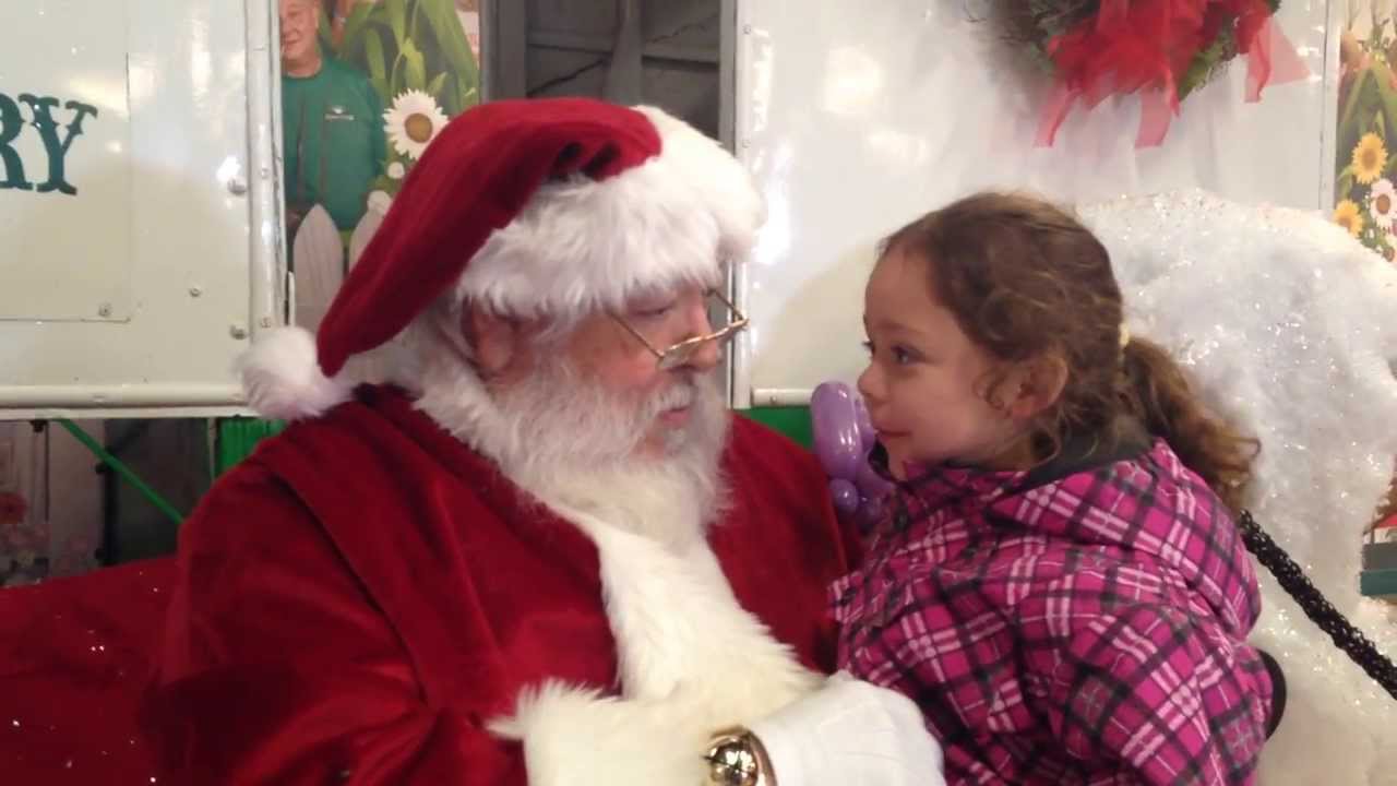 Riley and Santa - YouTube