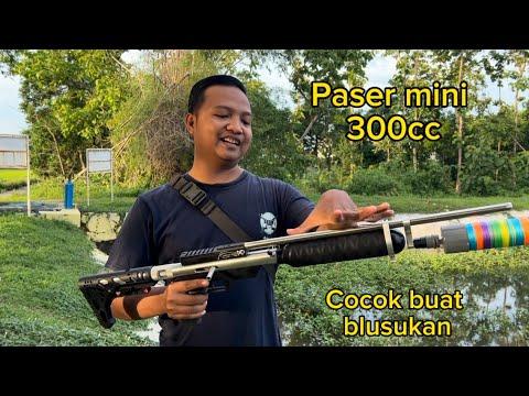 POWER TEST OF 300cc MINI SPEARGUN, for offshore spearfishing, #spearfishing #spearfishingenthusia...