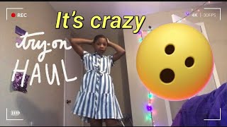 Try on haul and it went crazy/dance move