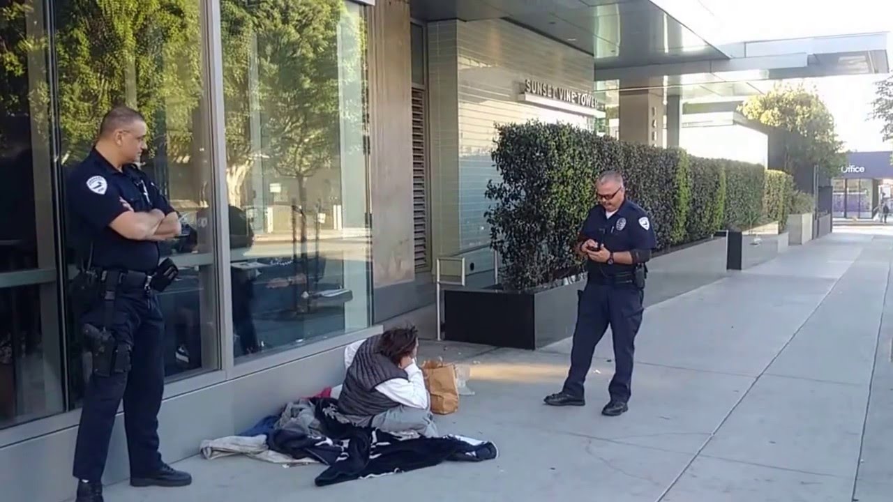 2016 02 27 bid patrol waking up a woman in front of the starbucks at sunset and vine - Andrews International Security Guard 2016 02 27 bid patrol waking up a woman in front of the starbucks at sunset and vine - Andrews International Security Guard