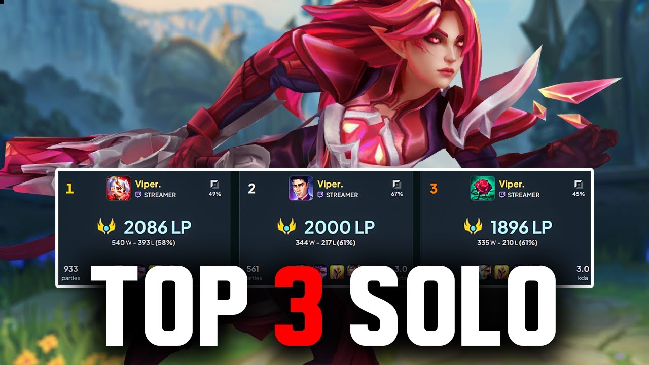 RANK 1, 2 et 3 EN SOLOQ AVEC RIVEN?!