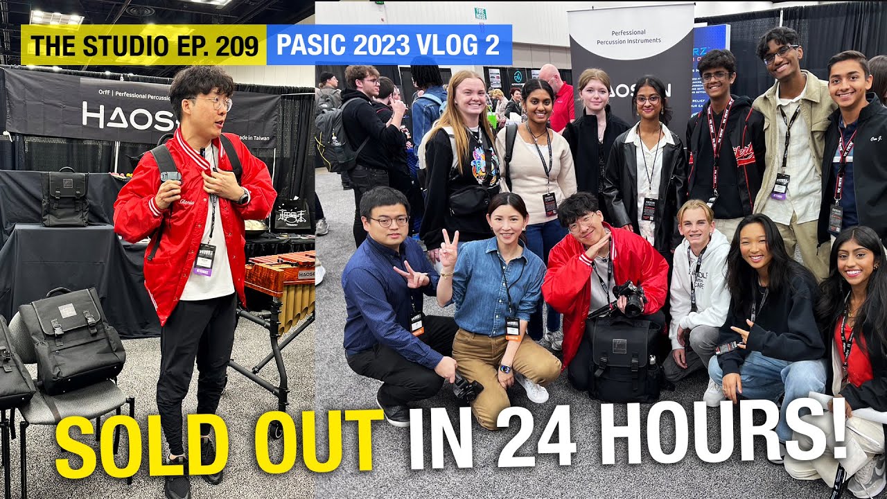 I designed a mallet backpack and it SOLD OUT 🎉 (PASIC 2023 Vlog)