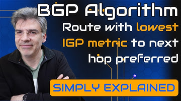 BGP - Route with the Lowest IGP Metric to the Next Hop is Preferred
