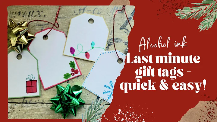Last minute gift tags - Quick & easy!
